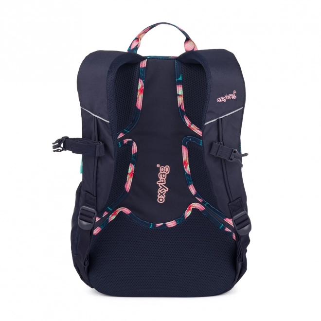 Schulrucksack OXY Zero Nachtblumen