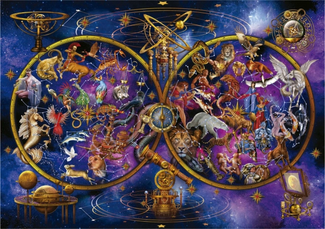 Svítendes Puzzle Sternbilder 1000 Teile