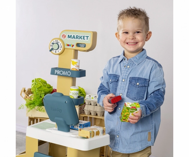 Kinder Supermarkt mit elektronischer Kasse