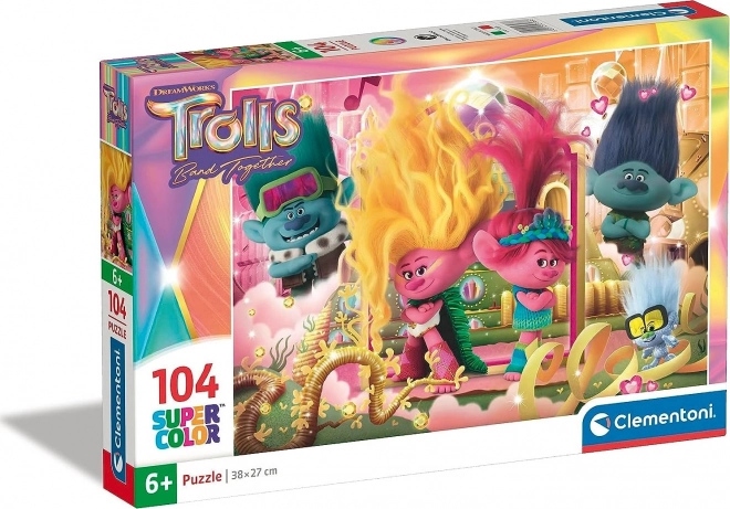 Clementoni Puzzle Trolle 3, 104 Teile