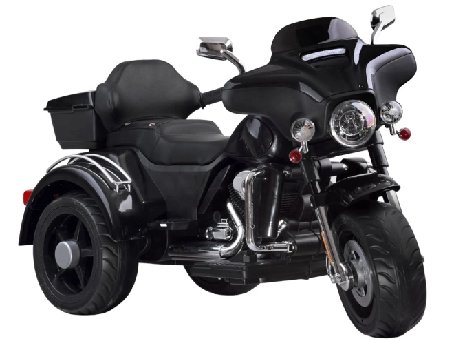 Kinder-Elektro-Motorrad Chopper – Schwarz