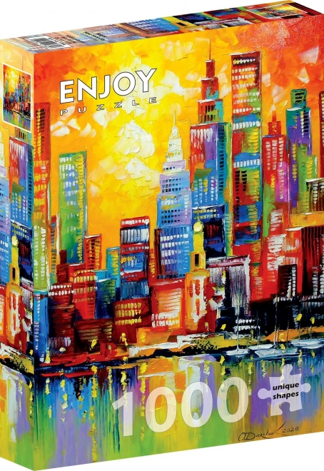Puzzle Leuchtendes New York 1000 Teile