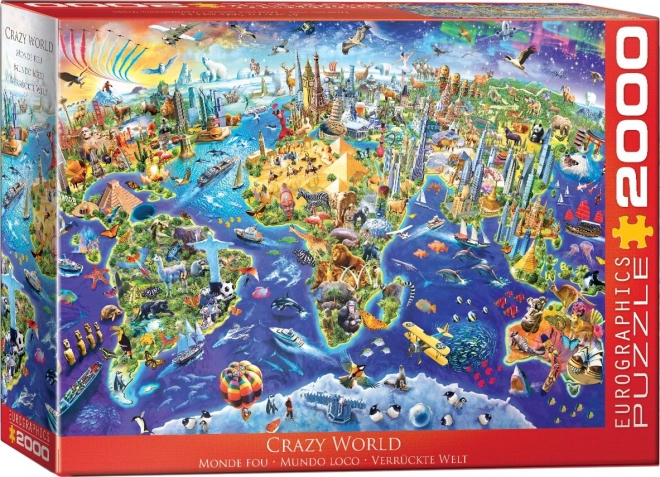 Puzzle Verrückte Welt 2000 Teile EUROGRAPHICS
