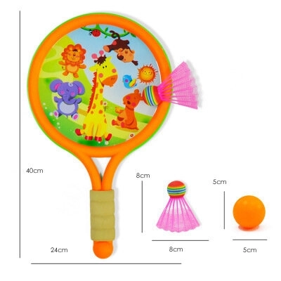 Badmintonschläger für Kinder mit Dinosauriermotiv