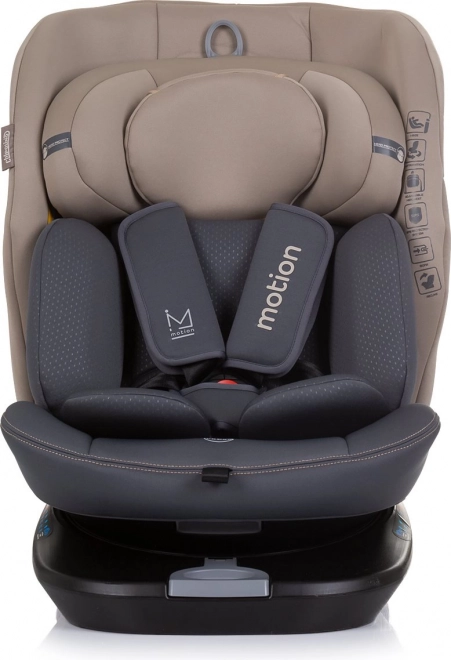 Chipolino Kindersitz Motion i-Size 40-150cm Isofix 360 Macadamia