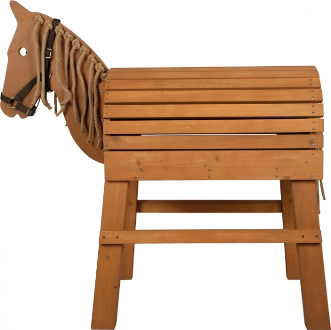 Braunes Holzpferd Small Foot
