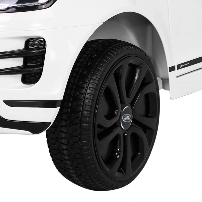 Elektrisches Auto Range Rover Evoque weiß
