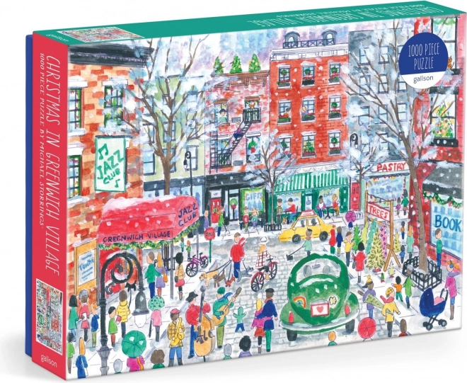 Puzzle Weihnachten in Greenwich Village 1000 Teile GALISON