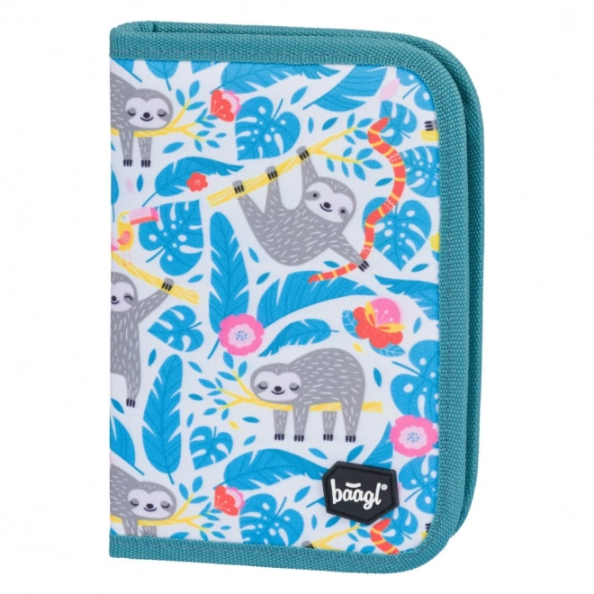 Baagl 3 Set Zippy Faultier: Schulranzen, Federtasche, Sportbeutel