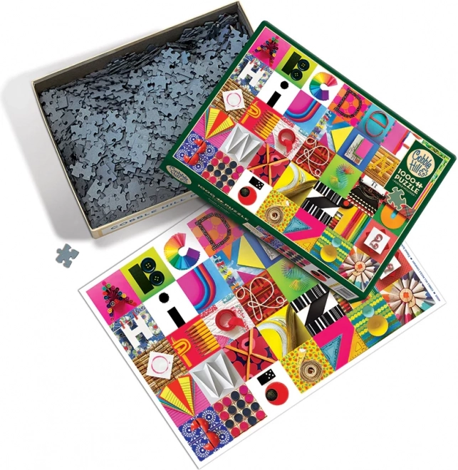 Puzzle Cobble Hill gefundene Alphabet 1000 Teile