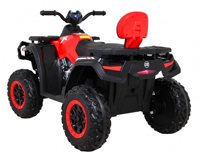 Kinderquad XT-Speed Rot mit 4x4 Antrieb, EVA, sanfter Start, MP3 und LED