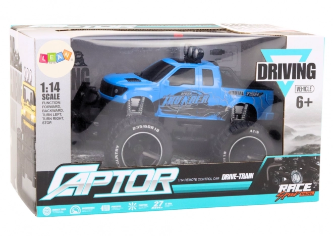 Ferngesteuertes Geländewagen 1:14 Blau mit Gummireifen