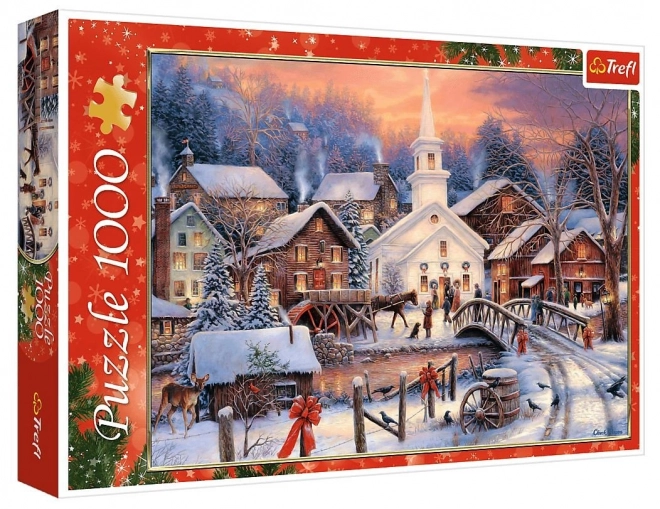 Puzzle 1000 Teile Weiße Weihnachten