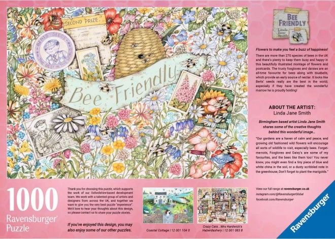 Ravensburger Puzzle Bee Friendly 1000 Teile