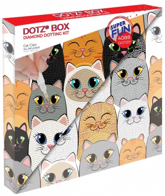 Diamond Dotz Set - Katzen Clan