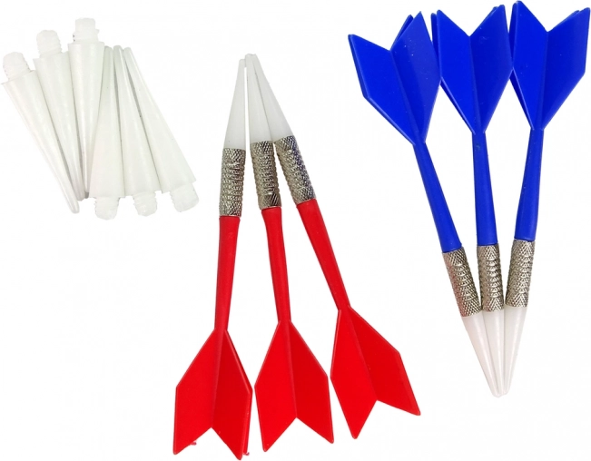 Darts mit metallischen Griffen