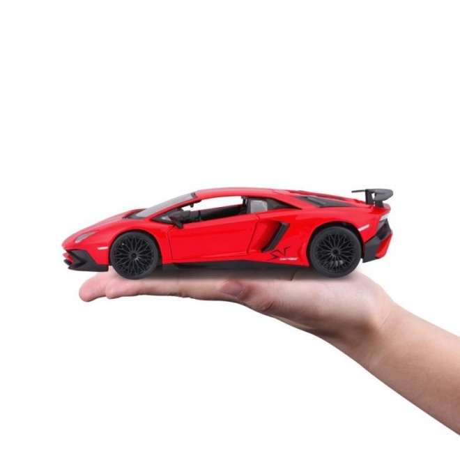 Lamborghini Aventador Modellauto Rot