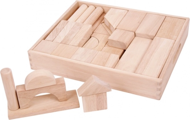 Große Holzklötze für Kinder Bigjigs