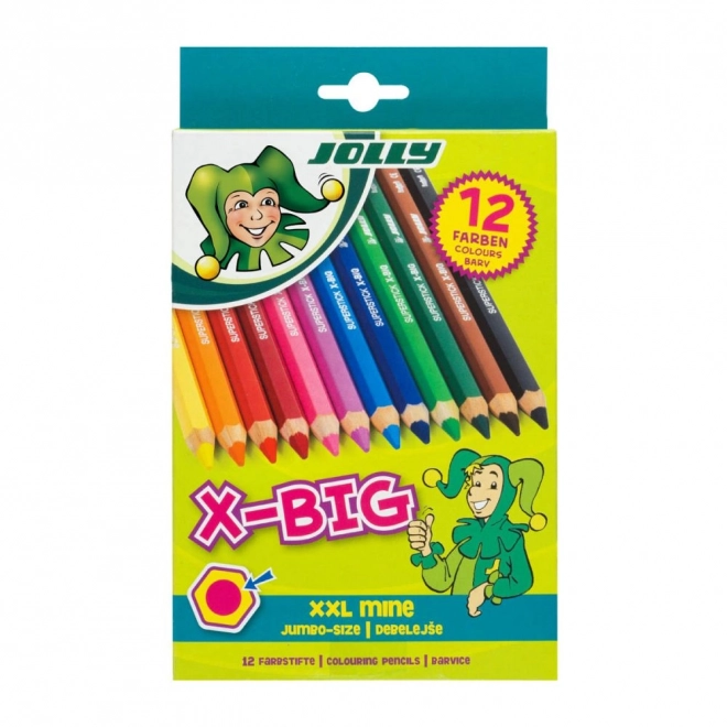 Große X-Big Jolly Buntstifte 12 Farben