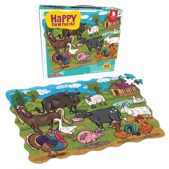 Puzzle Glückliche Farm 208 Teile