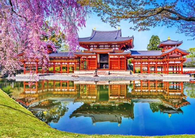 Holzpuzzle Tempel Byodo-in Kyoto 505 Teile