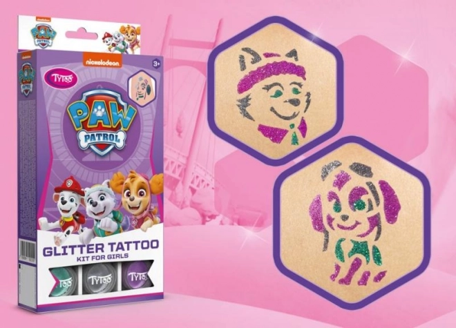 TyToo Glitzertattoos PAW Patrol für Mädchen