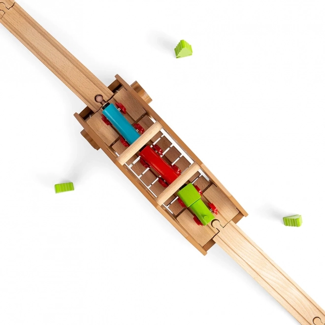 Dampfender Holzbrücke Bigjigs Rail