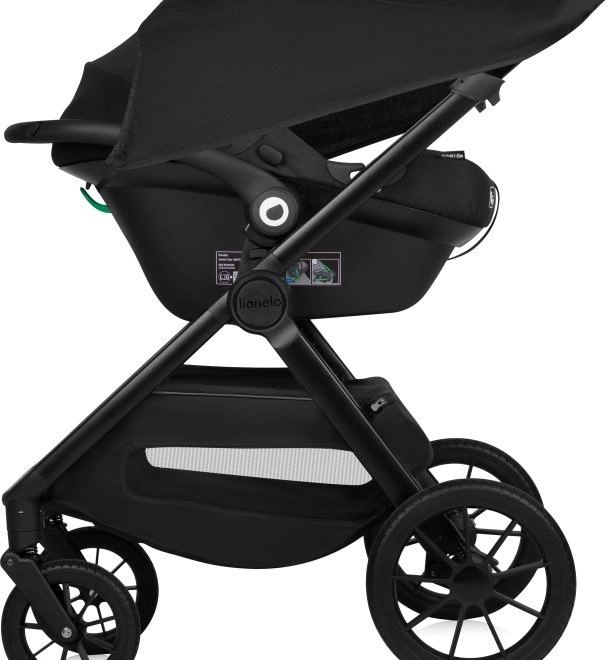 Lionelo Kombikinderwagen Layla 3-in-1 Schwarzer Onyx