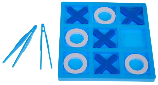 Logikspiel Tic-Tac-Toe Pinguin – blau