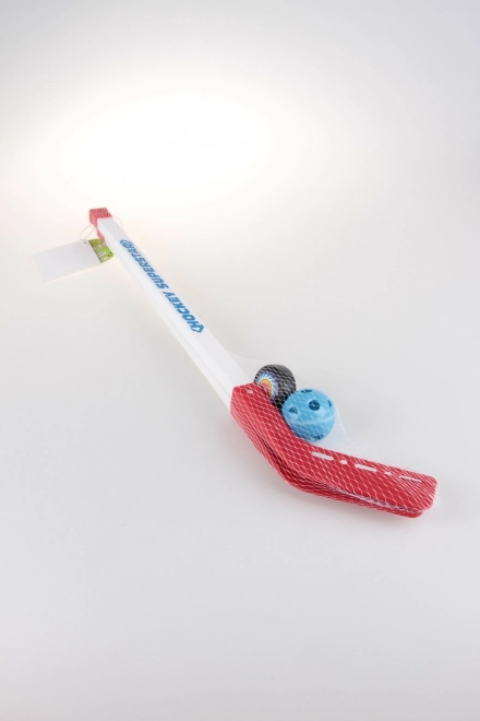 Hockey-Set für Kinder 82 cm inkl. Puck und Ball