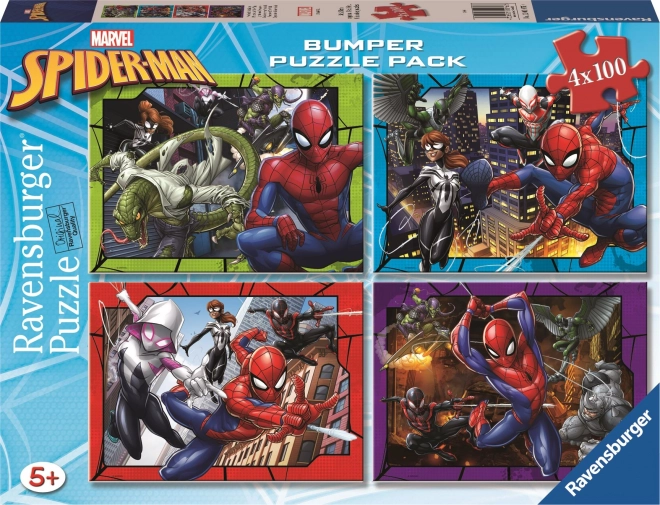 Ravensburger Puzzle Spiderman 4x100 Teile