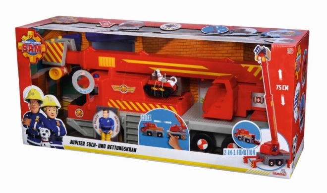Feuerwehrmann Sam 2-in-1 Feuerwehrwagen mit Kran