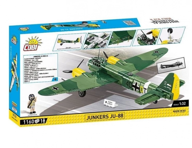 Historisches Junkers Ju-88 Bomber Modell