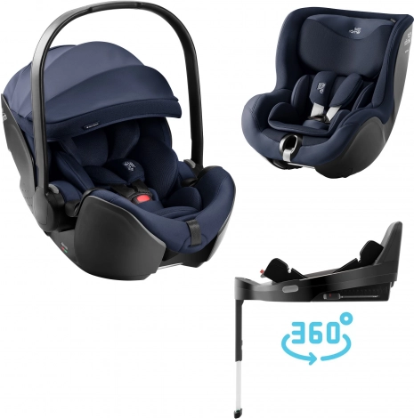 Autositz-Set Baby-Safe Pro und Dualfix 5Z im Stil Night Blue