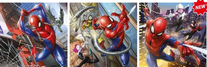 Spider-Man Puzzle Set 3 x 48 Teile