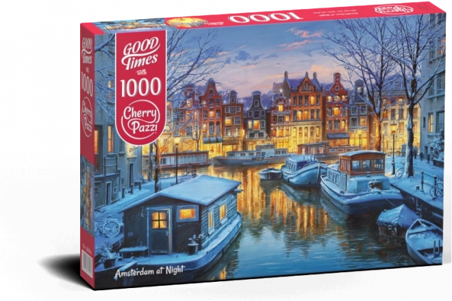 Amsterdam Nacht Puzzle - 1000 Teile