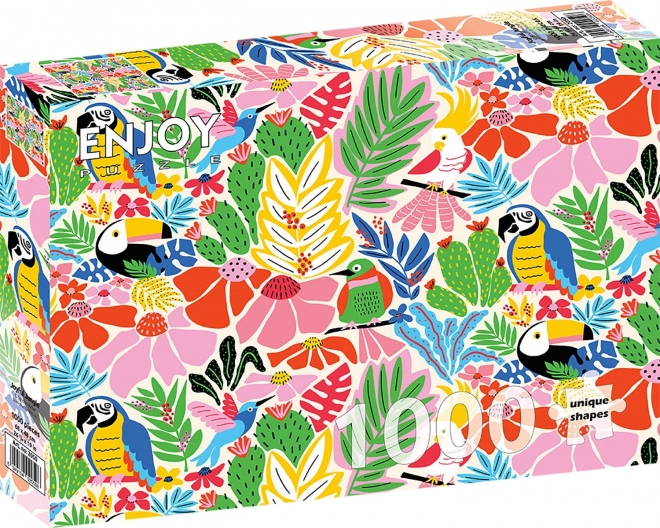 Puzzle Fröhlicher Dschungel 1000 Teile