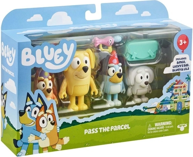 Bluey Figuren Set 4er-Pack