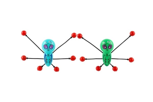 Krabbelnder Alien aus Kunststoff für Fenster