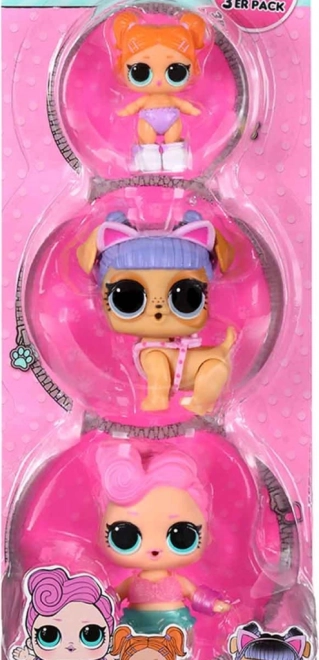 L.O.L. Überraschung! 3er Pack – Puppe, Tierchen und Baby