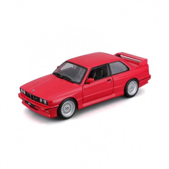 Bburago BMW 3er M3 1988 Rot Modellauto