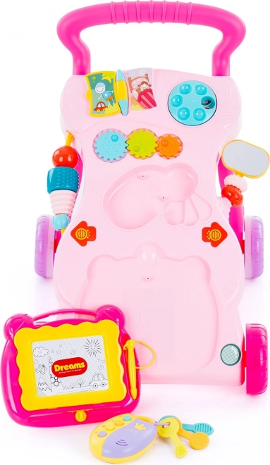 Chipolino Interaktives Lauflernwagen Funny Pink – Pink