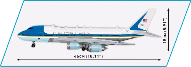 Boeing 747 Air Force One Modellbausteine