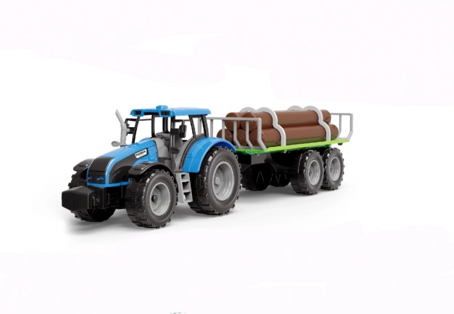 Spielzeugtraktor mit Holzanhänger für Kinder