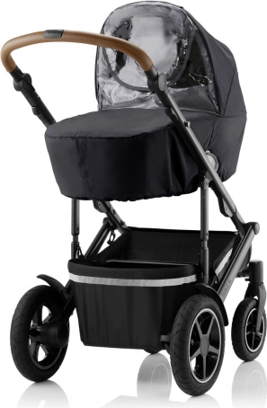 Regenschutz für die tiefe Babywanne Smile, Schwarz