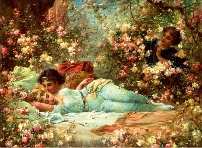 Puzzle Rosa Pavillon 1000 Teile