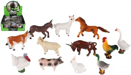 Plastikfigur Haustiere Mix Sorten
