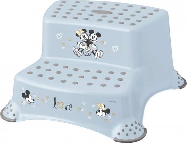 Zweistufiger Hocker für WC/Waschbecken „Mickey“, Blau