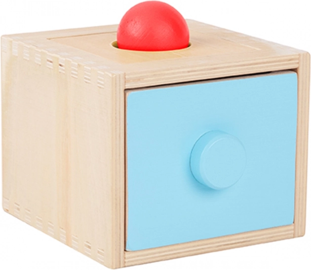 Woopie Green Holzpädagogisches Sortierspielzeug Montessori mit Schublade