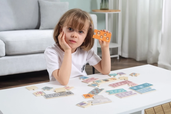 VIGA PolarB Holzpuzzle Zahlen Montessori